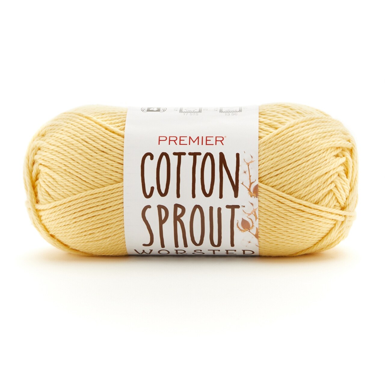 Premier Cotton Sprout Worsted Yarn-Yellow